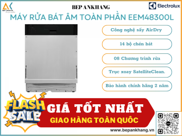 Máy rửa chén bát âm tủ Electrolux EEM48300L - 14 bộ bát đĩa